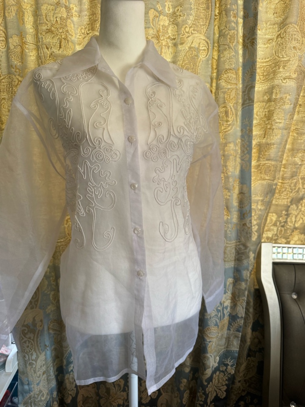 next Sheer White Ladieswear Blouse